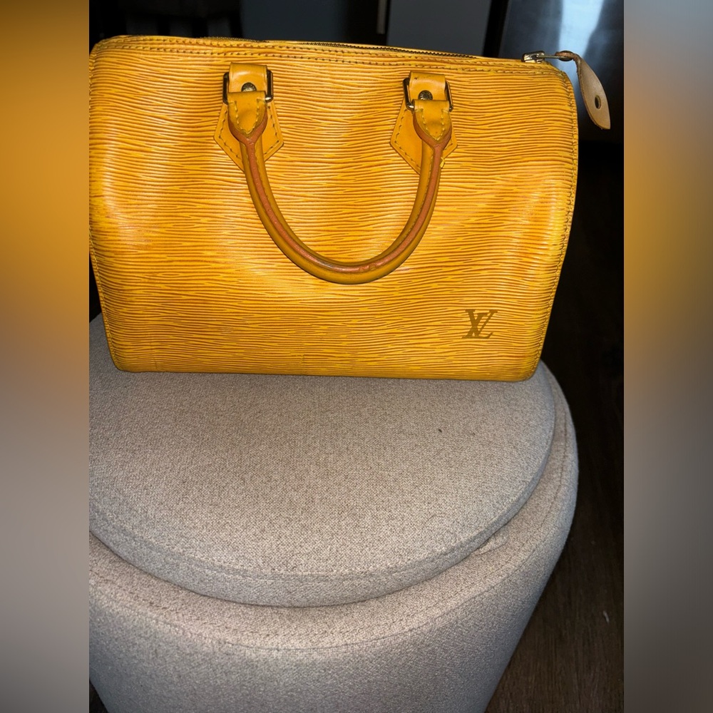Louis Vuitton Mustard Yellow Satchel